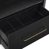 Marlow Wood Bookcase With File Drawer