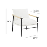 Cali Performance Fabric Accent Chair