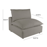 Cali Modular Armless Chair - View 8