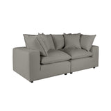 Cali 80" Performance Fabric Modular Loveseat