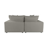 Cali 80" Performance Fabric Modular Loveseat