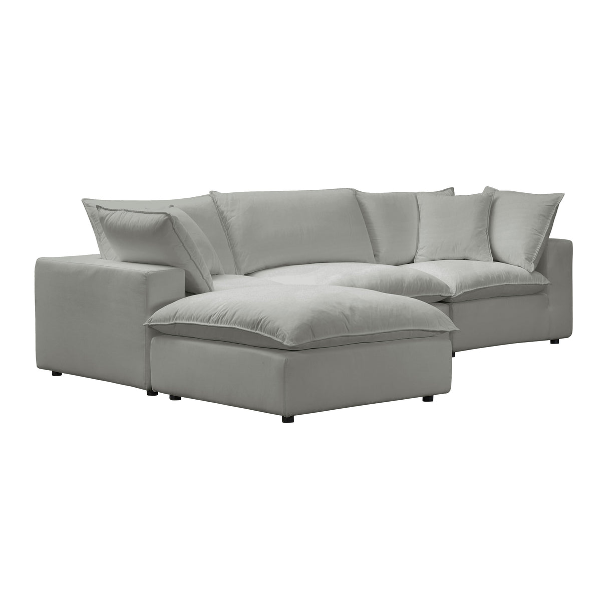 Cali 4-Piece Performance Fabric Modular Sectional