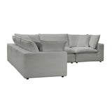 Cali 5-Piece Performance Fabric Modular L-Sectional