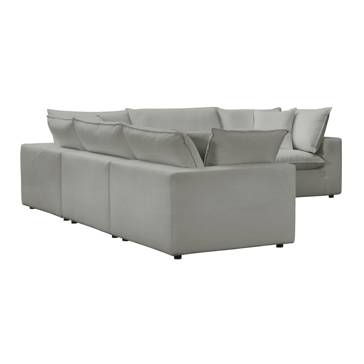 Cali 5-Piece Performance Fabric Modular L-Sectional
