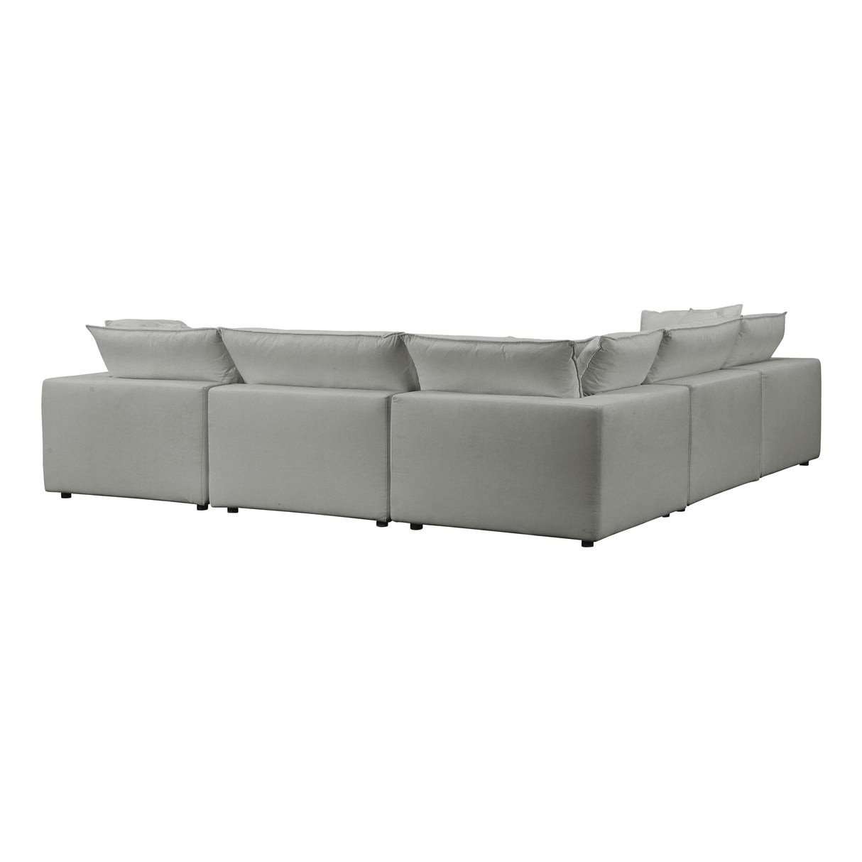 Cali 5-Piece Performance Fabric Modular L-Sectional