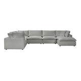 Cali 7-Piece Performance Fabric Modular Large Chaise Sectional
