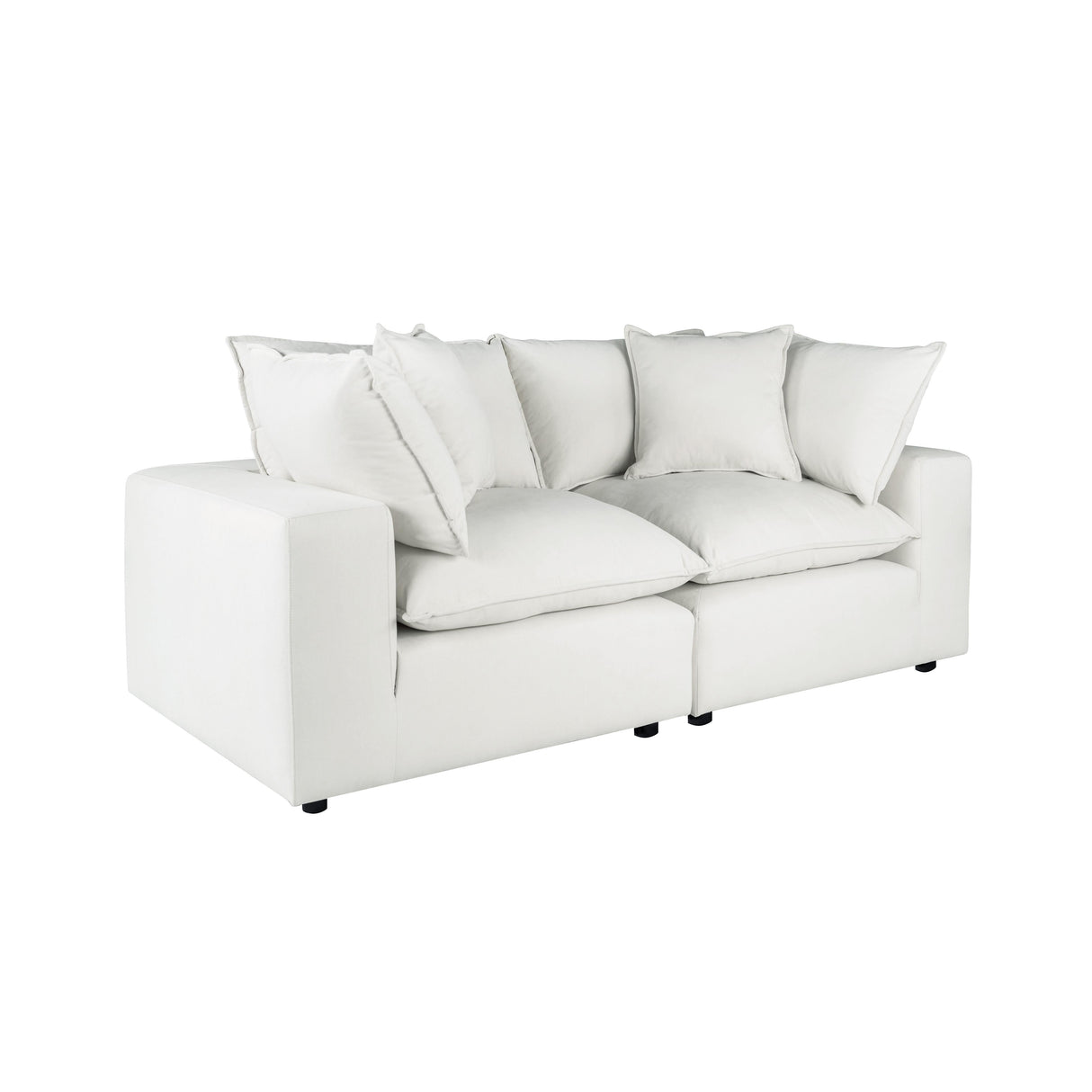 Cali 80" Performance Fabric Modular Loveseat