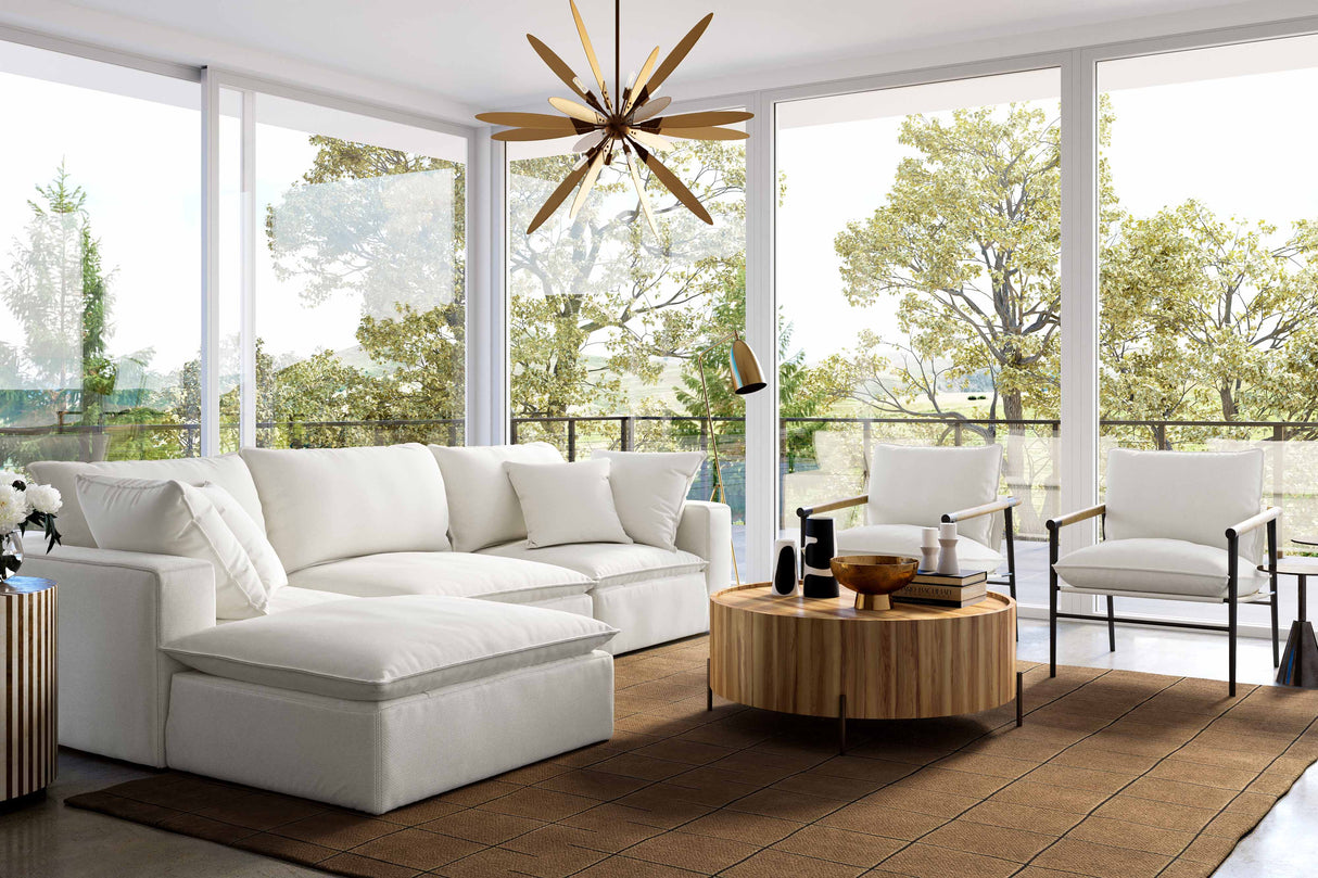 Cali 4-Piece Performance Fabric Modular Sectional