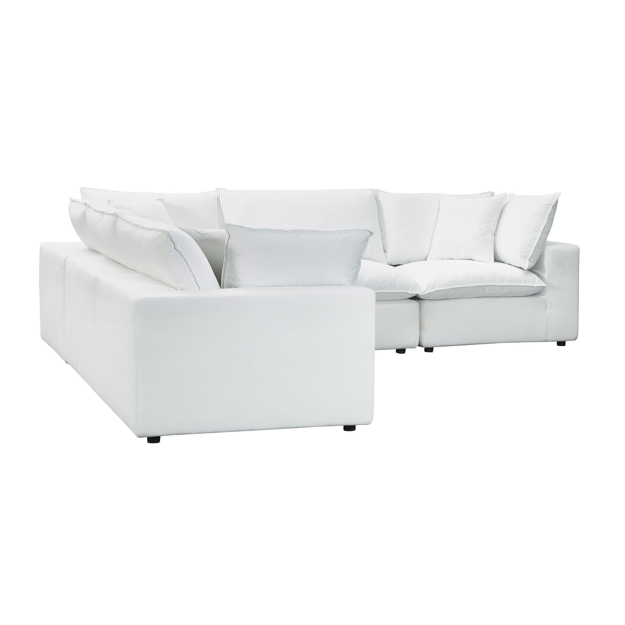 Cali 5-Piece Performance Fabric Modular L-Sectional