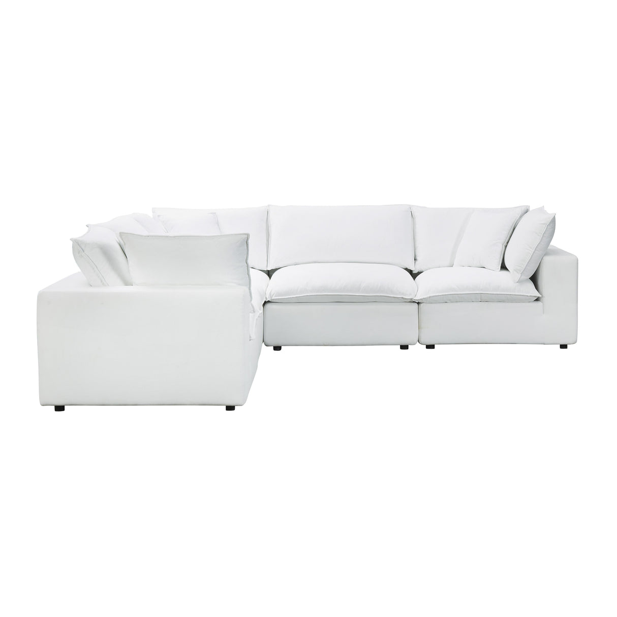 Cali 5-Piece Performance Fabric Modular L-Sectional