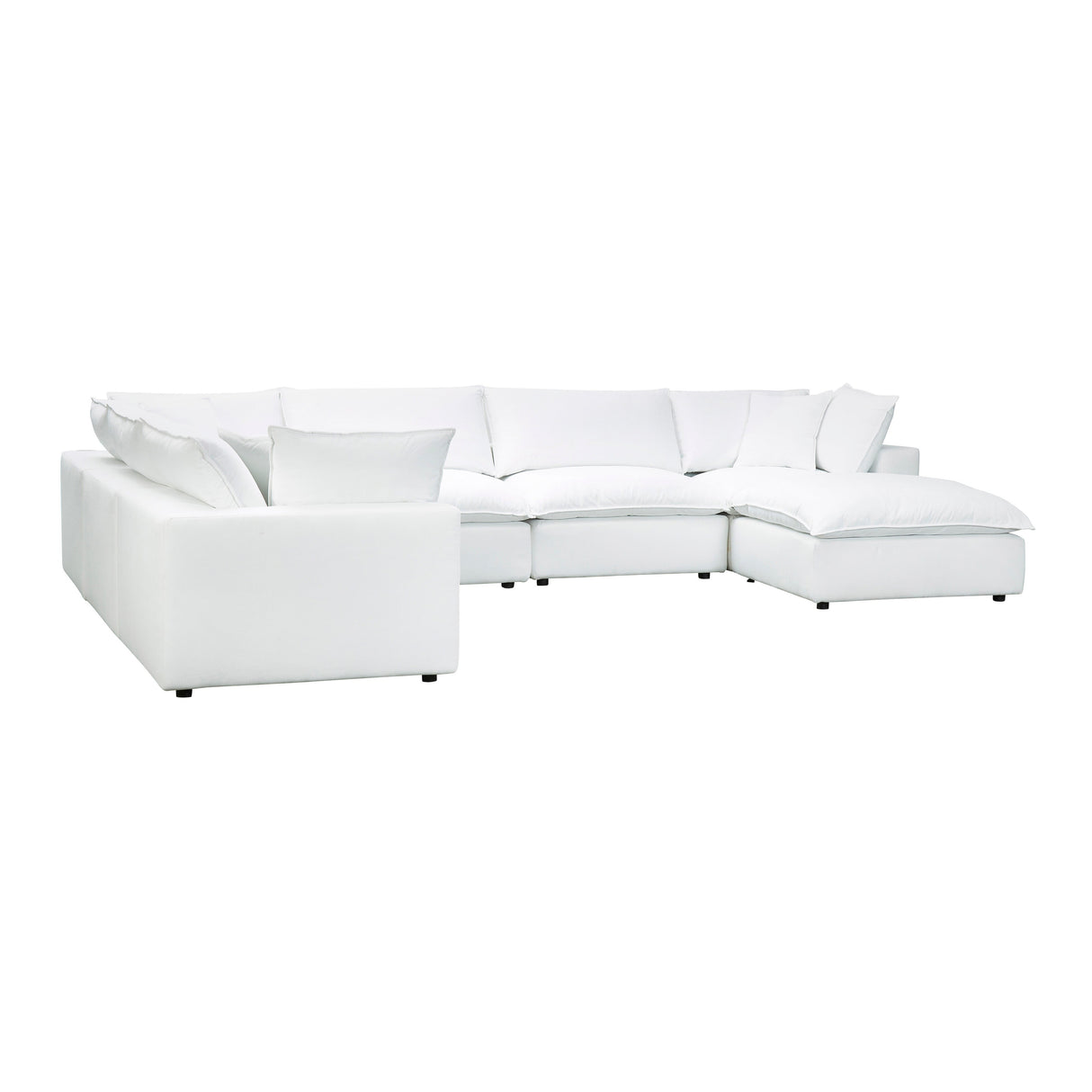Cali 7-Piece Performance Fabric Modular Large Chaise Sectional