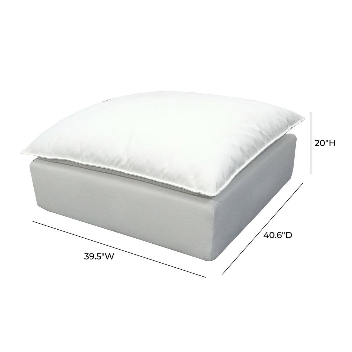 Cali Performance Fabric Ottoman