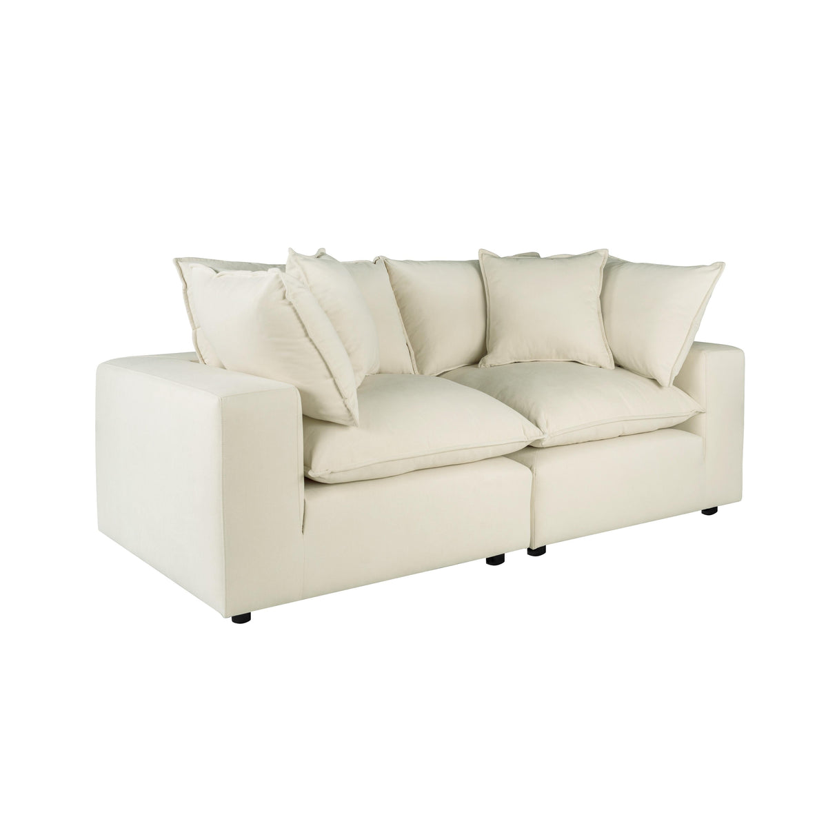 Cali 80" Performance Fabric Modular Loveseat