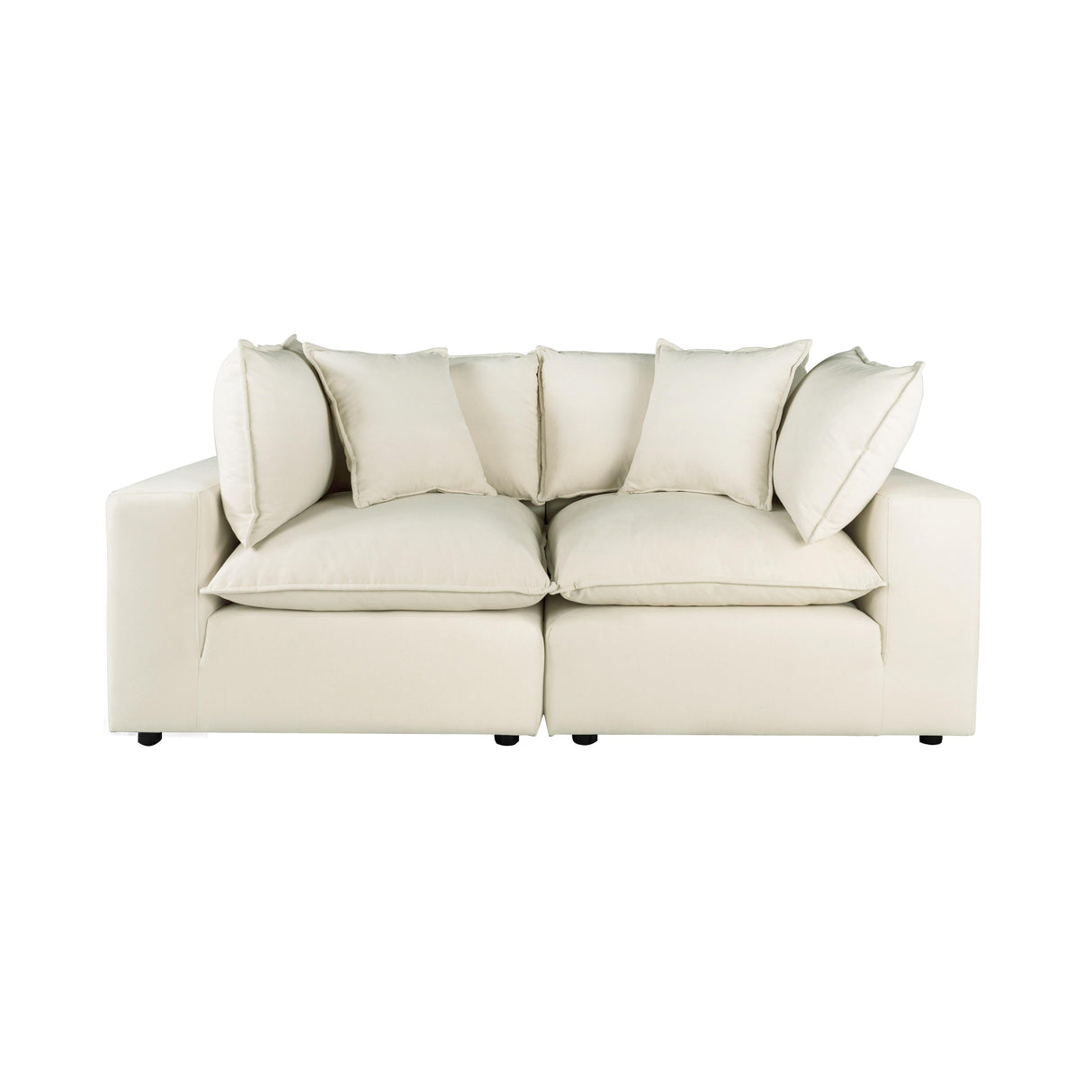 Cali 80" Performance Fabric Modular Loveseat