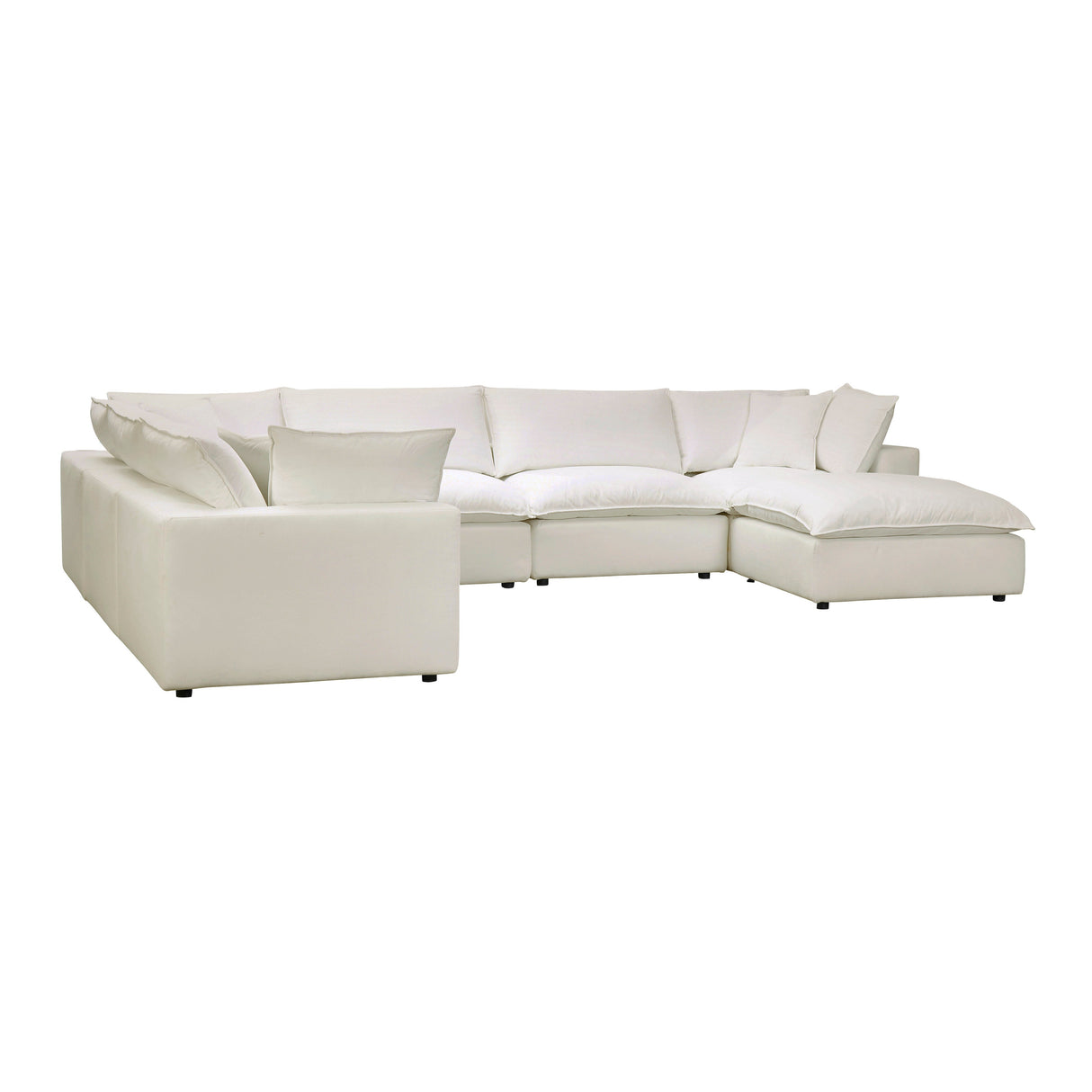 Cali 7-Piece Performance Fabric Modular Large Chaise Sectional