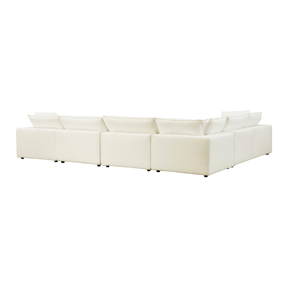 Cali 7-Piece Performance Fabric Modular Large Chaise Sectional