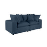 Cali 80" Performance Fabric Modular Loveseat