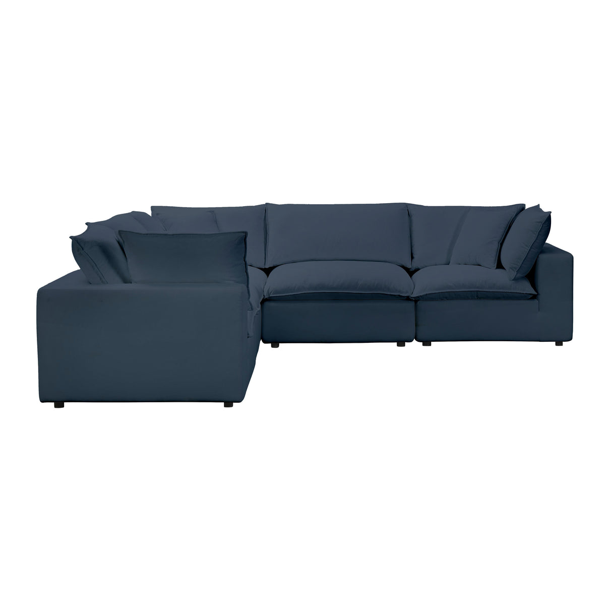 Cali 5-Piece Performance Fabric Modular L-Sectional