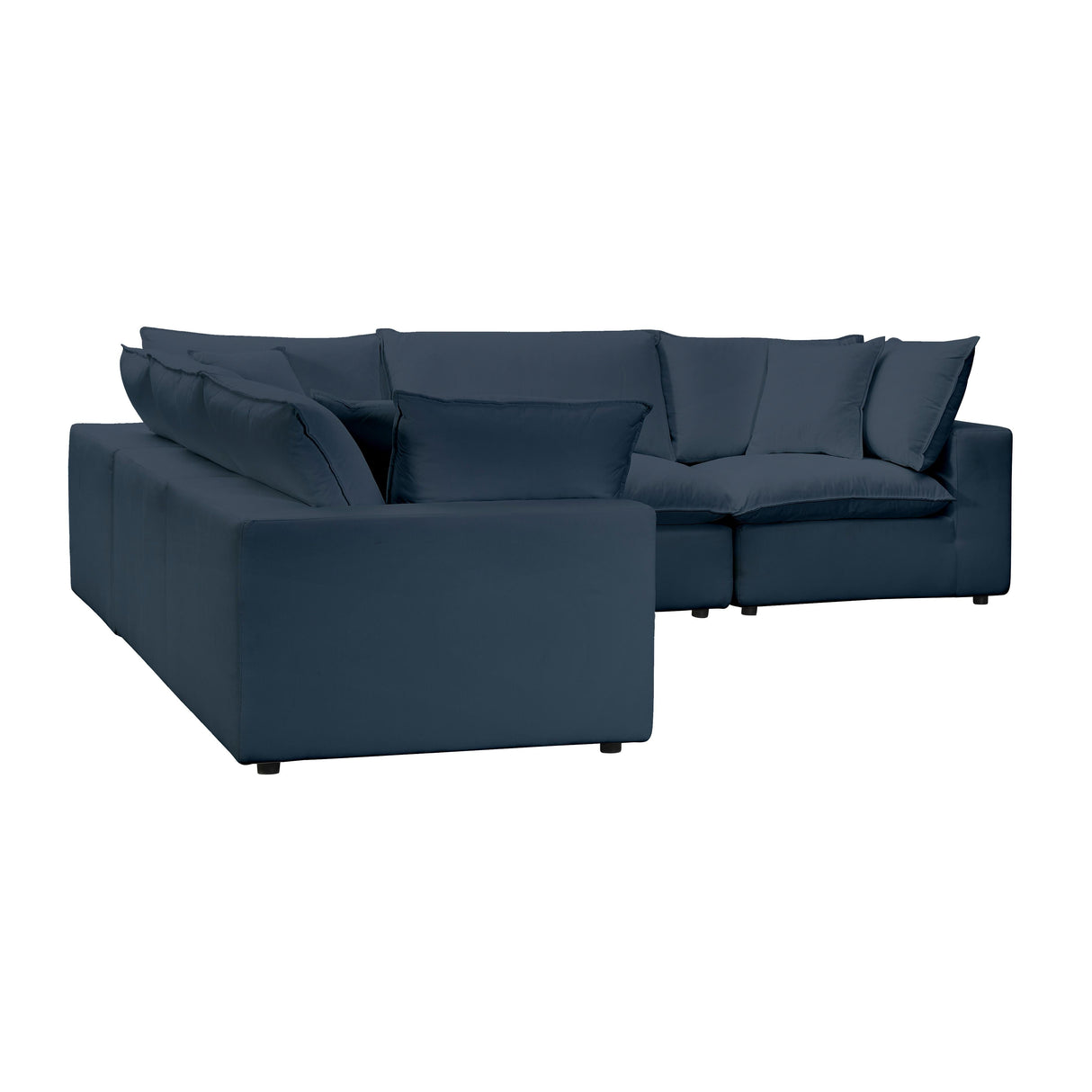 Cali 5-Piece Performance Fabric Modular L-Sectional
