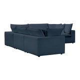 Cali 5-Piece Performance Fabric Modular L-Sectional