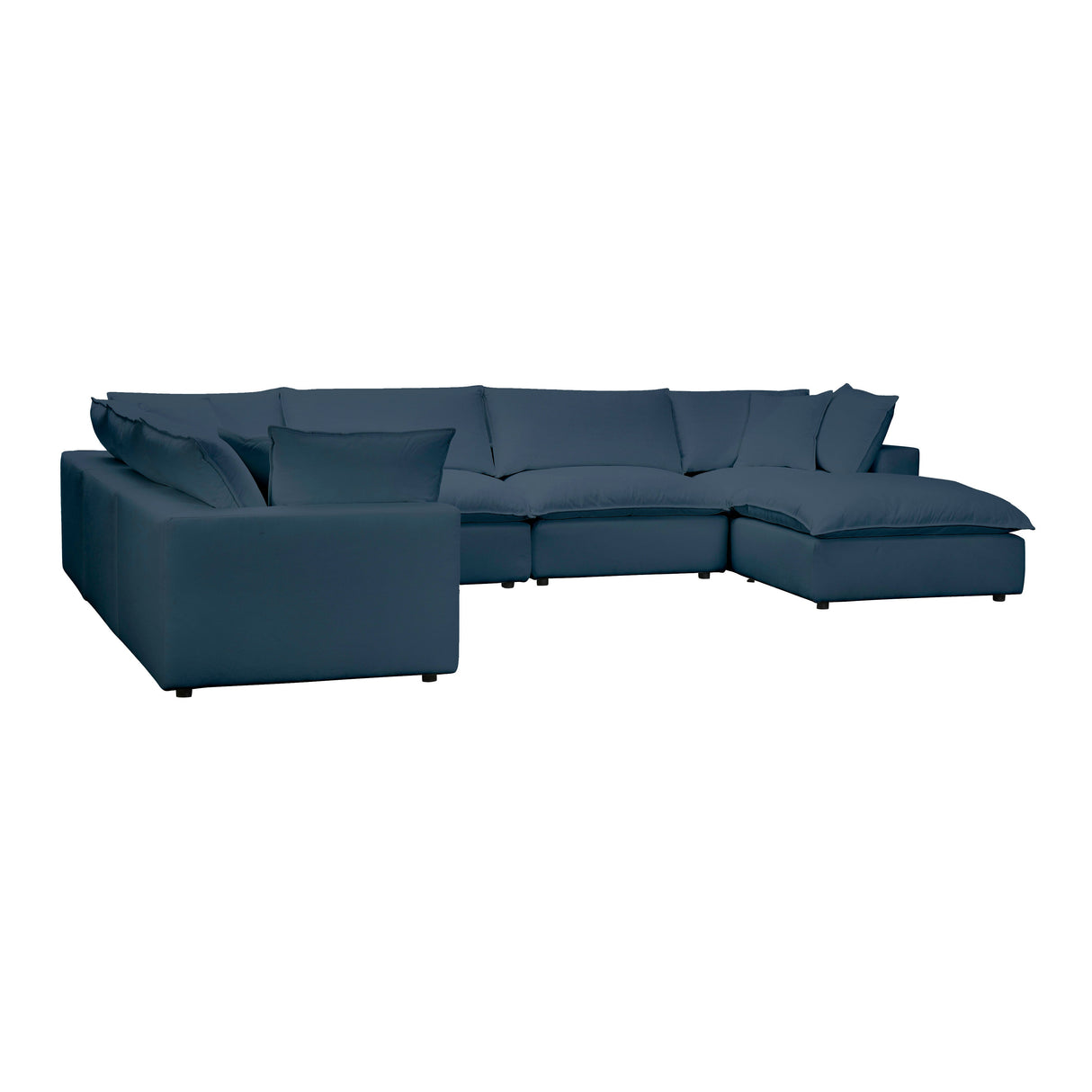 Cali 7-Piece Performance Fabric Modular Large Chaise Sectional