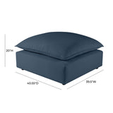 Cali Performance Fabric Ottoman