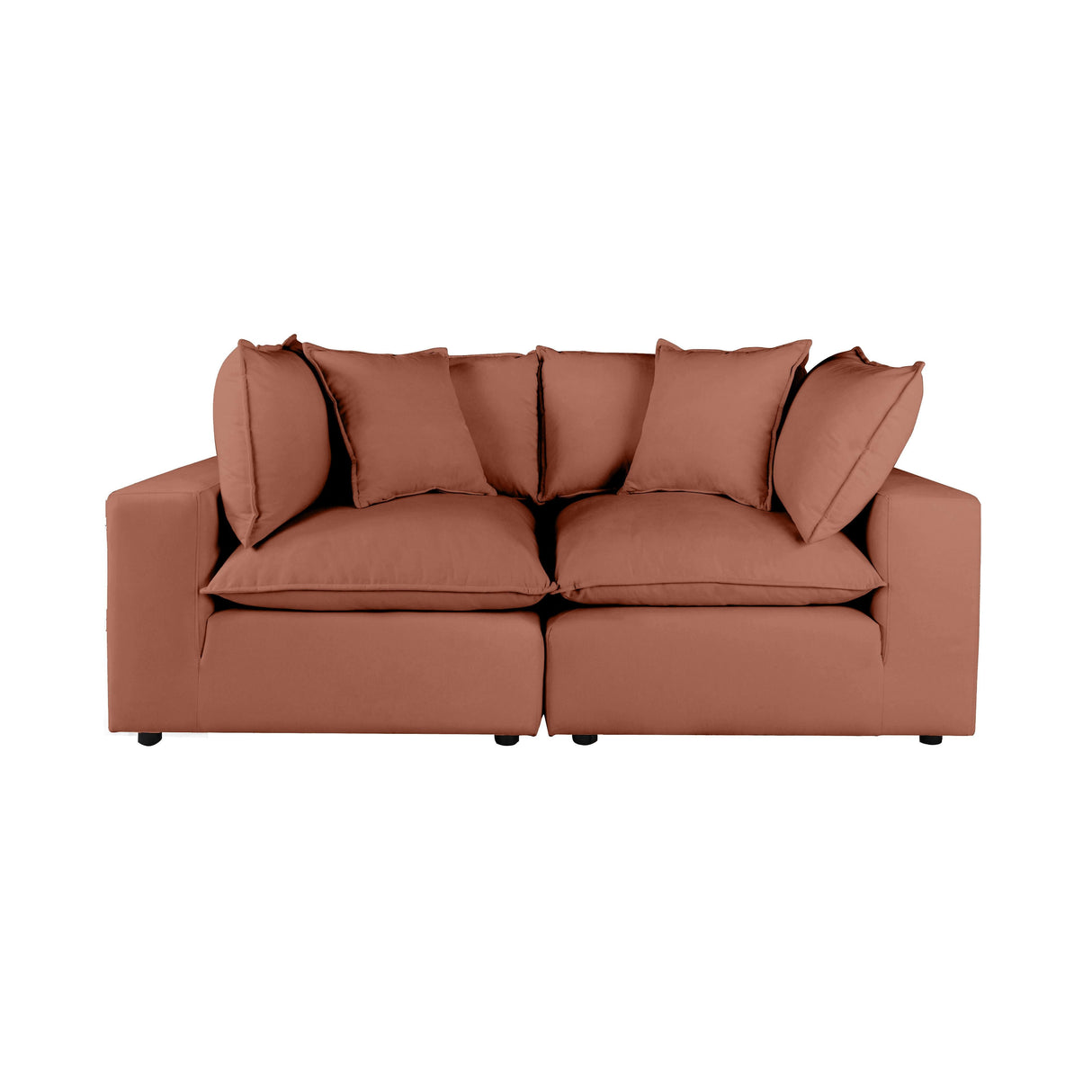 Cali 80" Performance Fabric Modular Loveseat