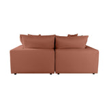 Cali 80" Performance Fabric Modular Loveseat