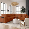 Cali 5-Piece Performance Fabric Modular L-Sectional