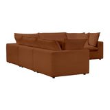 Cali 5-Piece Performance Fabric Modular L-Sectional