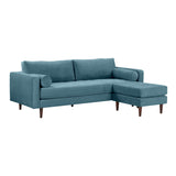 Cave 2-Piece Velvet Sectional