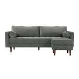 Cave 2-Piece Velvet Sectional