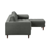 Cave 2-Piece Velvet Sectional