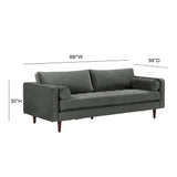Cave 88" Velvet Sofa