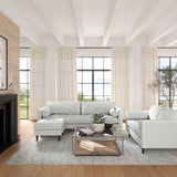 Cave 76" Tweed Loveseat