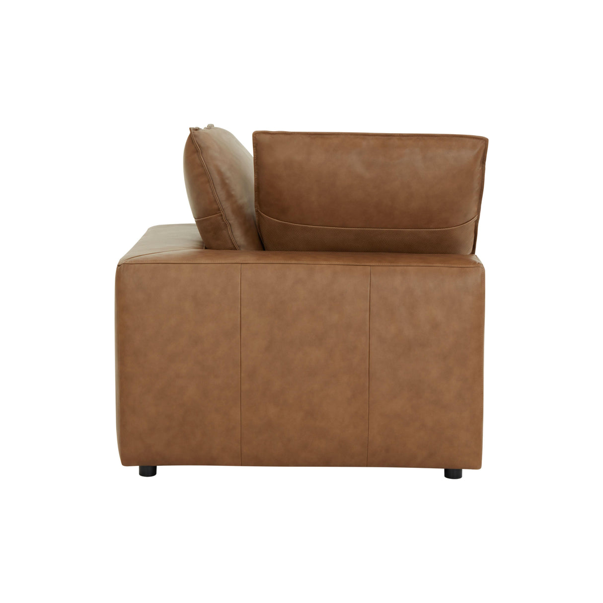 Cali Brown Leather Modular Corner Chair