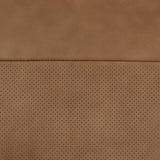 Cali 80" Brown Leather Modular Loveseat