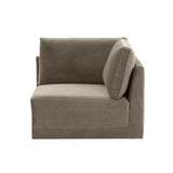 Willow Performance Velvet Modular Corner Chair - View 4