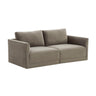 Willow 74" Velvet Modular Loveseat