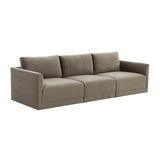 Willow 105" Velvet Modular Sofa