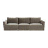 Willow 105" Velvet Modular Sofa