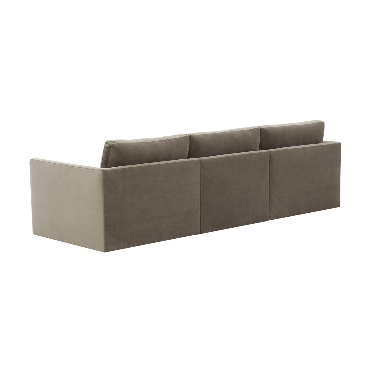 Willow 105" Velvet Modular Sofa