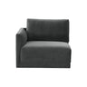 Willow Performance Velvet Modular LAF Corner Chair - View 7