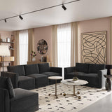 Willow Performance Velvet Modular RAF Corner Chair - View 7