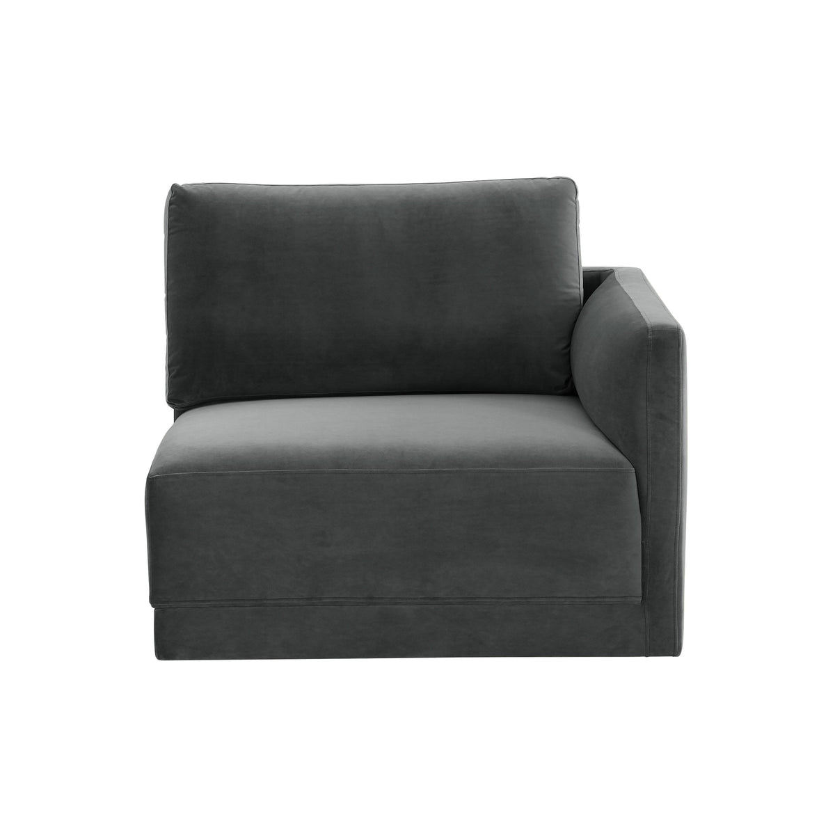 Willow Performance Velvet Modular RAF Corner Chair - View 8