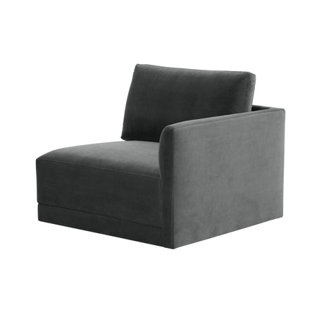 Willow Performance Velvet Modular RAF Corner Chair - View 9