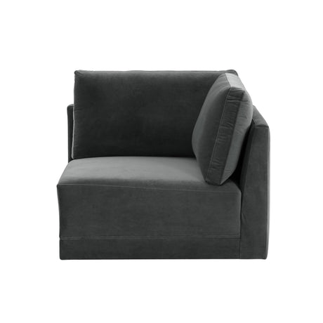 Willow Performance Velvet Modular Corner Chair - View 9
