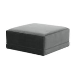 Willow Velvet Modular Ottoman