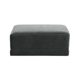 Willow Velvet Modular Ottoman
