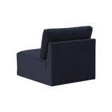 Willow Performance Velvet Modular Armless Chair - View 13